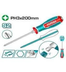 Tua vít bake đóng xuyên PH3x200mm Total TGTPH3200