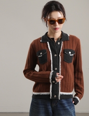 Áo khoác len nữ hàng hiệu 120346