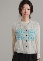 Áo jaker len nữ hàng hiệu 120347