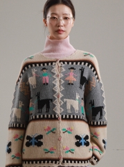 Áo khoác len nữ hàng hiệu 120373