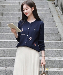 Áo khoác cardigan Hàn Quốc 092217