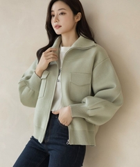 Áo khoác len Hàn Quốc 011003