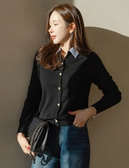 Áo khoác len Hàn Quốc 012224