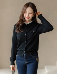 Áo khoác len Hàn Quốc 012226