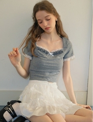 Áo thun crop top Hàn Quốc 051707