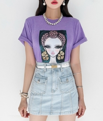 Áo thun nữ Hàn Quốc 061424