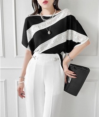 Áo thun len Hàn Quốc 072833