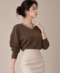 Áo thun len Hàn Quốc 093027