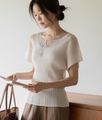Áo pleat nữ Hàn Quốc 071232