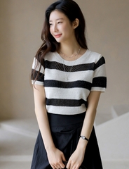 Áo thun len Hàn Quốc 081007