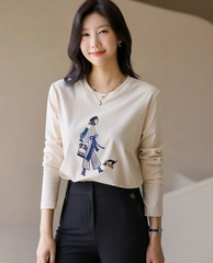 Áo thun nữ Hàn Quốc 091010