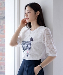 Áo thun nữ Hàn Quốc 041524