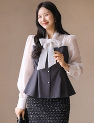 Sơ mi nữ Hàn Quốc 020409