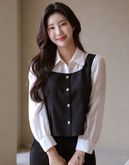 Sơ mi nữ Hàn Quốc 021001