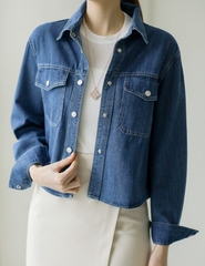 Sơ mi jean Hàn Quốc 030805