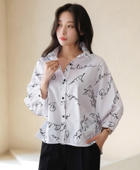 Sơ mi nữ Hàn Quốc 040112