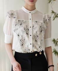 Sơ mi nữ Hàn Quốc 043016