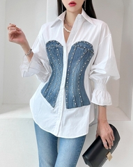 Sơ mi nữ Hàn Quốc 032206