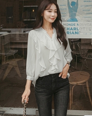 Sơ mi nữ Hàn Quốc 052619