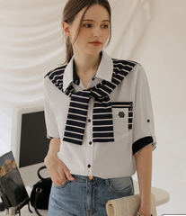 Sơ mi nữ Hàn Quốc 083005