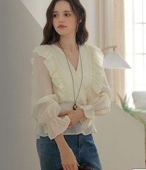 Sơ mi nữ Hàn Quốc 080845