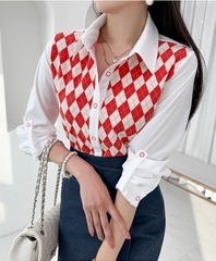 Sơ mi nữ Hàn Quốc 022705