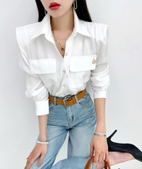 Sơ mi nữ Hàn Quốc 022708