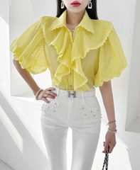 Sơ mi nữ Hàn Quốc 033007