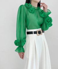 Sơ mi nữ Hàn Quốc 040818