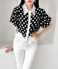 Sơ mi nữ Hàn Quốc 061504