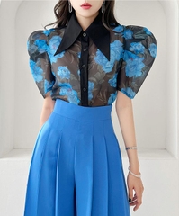 Sơ mi nữ Hàn Quốc 071009