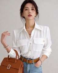 Sơ mi nữ Hàn Quốc 083010