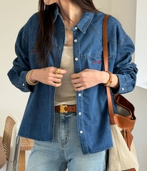 Áo jean nữ Hàn Quốc 040356