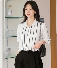 Sơ mi nữ Hàn công sở 080417