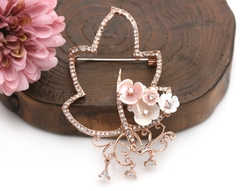 Trâm cài áo đính đá quý 122959