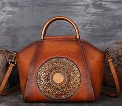 Túi da nữ handmade 083138