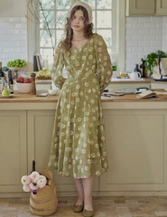 Váy họa tiết Hàn Quốc 032715