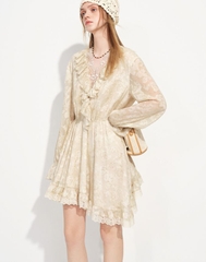 Váy voan lụa Hàn Quốc 032719