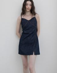 Váy mini denim Hàn Quốc 050819