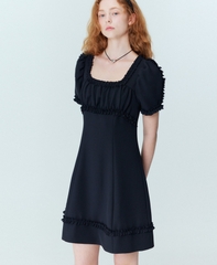 Váy mini bèo viền Hàn Quốc 050821