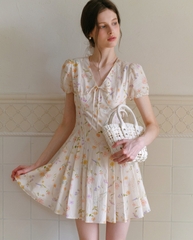 Váy hoa mini Hàn Quốc 061708