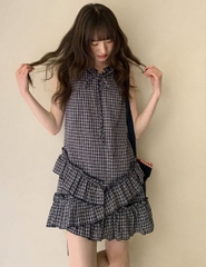Váy kẻ Hàn Quốc 062030