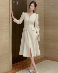 Đầm công sở Hàn Quốc 022447