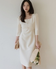 Đầm công sở Hàn Quốc 031623