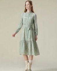 Đầm họa tiết Hàn Quốc 010605