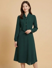 Đầm công sở Hàn Quốc 010607