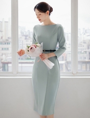 Đầm công sở Hàn Quốc 080532