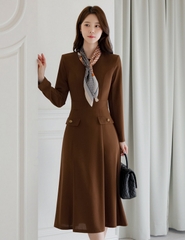 Đầm công sở Hàn Quốc 080540