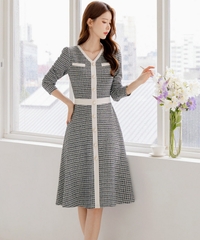 Đầm công sở Hàn Quốc 081102