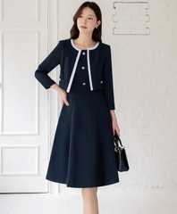 Đầm công sở Hàn Quốc 011210